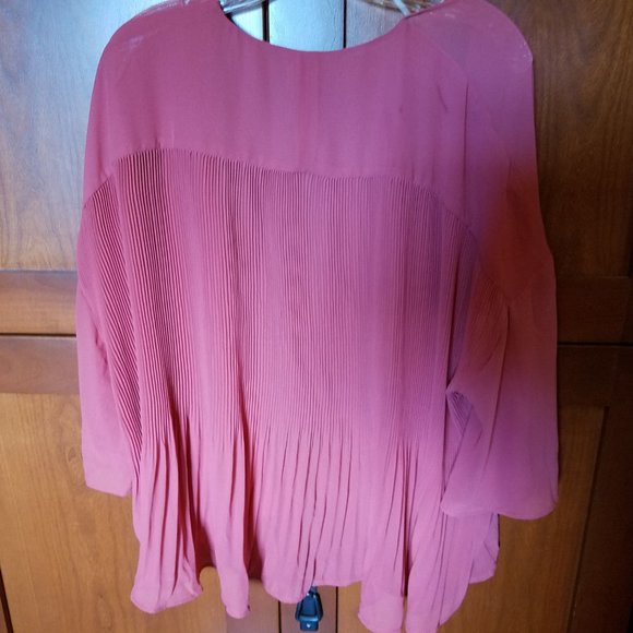 Salmon Pink Kimono Jacket OS - Picture 5 of 8
